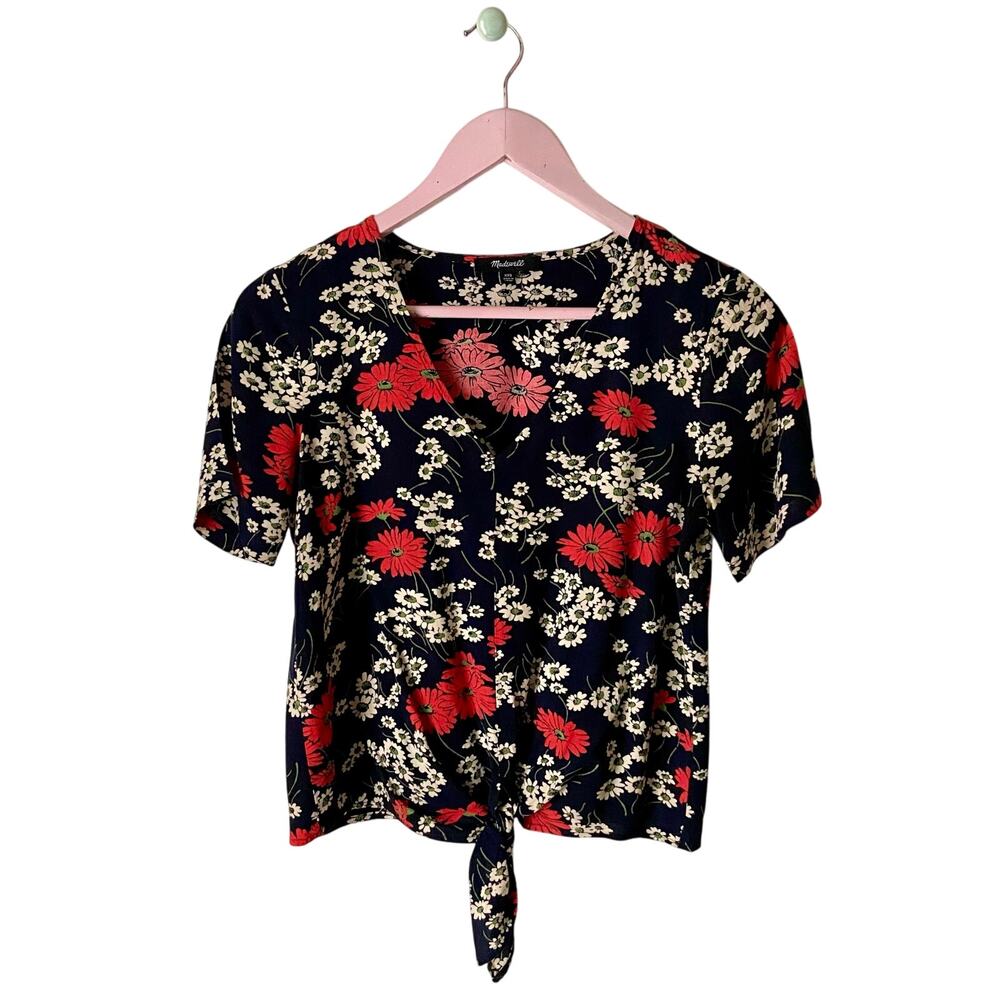 Madewell Floral Blouse